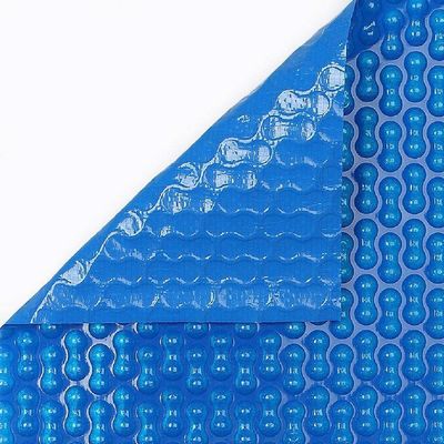 International Cover Pool GeoBubble Pool Cover for Summer, 700 Micron, Polyethylene-Reinforced, for 5 x 5 m Pools, 5 x 6.5 m