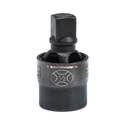GearWrench 84715 1/2-Inch Drive Impact Universal Joint, Pinless, Black