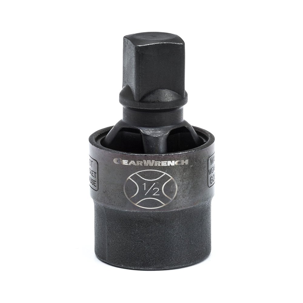 GearWrench 84715 1/2-Inch Drive Impact Universal Joint, Pinless, Black