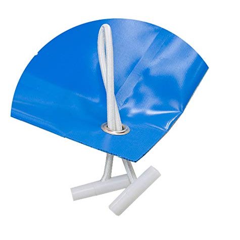 International Cover Pool Winter Pool Cover, 11 x 7 m, Blue Outside/Black Inside