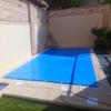 International Cover Pool Winter Pool Cover, 11 x 7 m, Blue Outside/Black Inside view 2