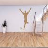 CLICKANDPRINT Soccer Wall Sticker, 50 × 38.6 cm, Light Brown view 2