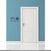 CLICKANDPRINT Reminder Wall Sticker: Don't Forget Keys & More, 30 x 17.7 cm, Dark Blue view 2