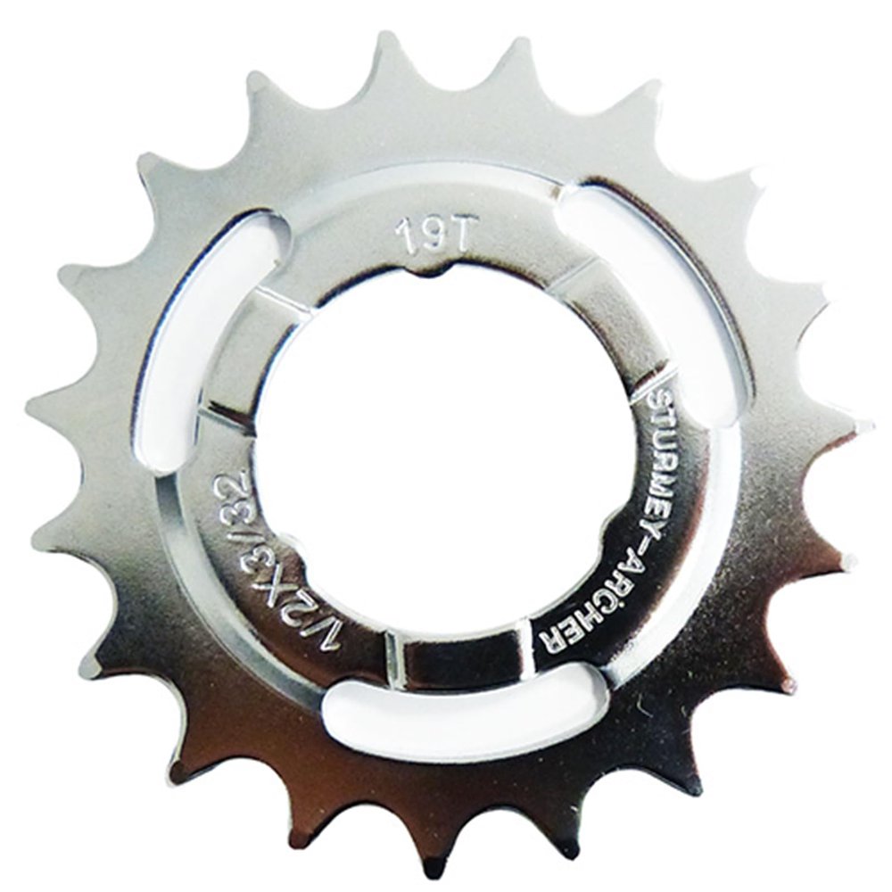 SunRace 19T Offset Bicycle Sprocket, 1/2 x 3/32 in