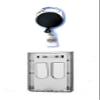 1x Badge Holder Set, Oval Reel, Transparent Vertical Card Holder for 2 Cards view 1