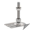 Schwaderer BSFE 80 V Adjustable Machine Foot, Stainless Steel, M10 x 250 view 1