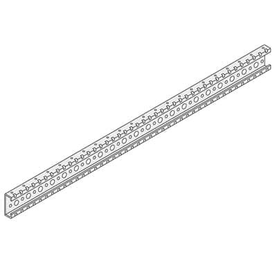 ABB Entrelec Stainless Steel Rung Set, 388 mm (2U)