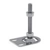 Schwaderer Height-Adjustable Machine/Leveling/Articulated Foot BSF80, 80 mm, M24, 150 mm view 1