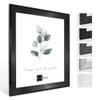 RIA Picture Frame 80 x 120 cm, Black (High-Gloss) view 1