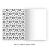 Kartenkaufrausch 16 Stylish Retro DIN A4 School Notebooks, 1970s Green Flower Design, Blank view 2