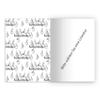 Kartenkaufrausch Personalized Retro DIN A4 Notebook with Musical Bunnies, Turquoise, Format 20 Blank view 2