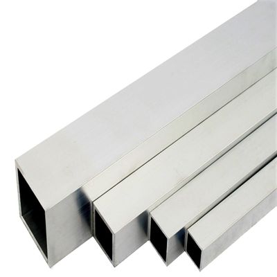 SixBros. EN AW-6060 T66 Mill-Finish Aluminum Square Tube, 15 x 15 x 2 mm, 500 mm