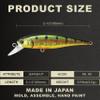 Lucky Craft Pointer 65 6.5 cm 5 g - Wobbler, Color: Aurora Gold Northern Perch view 2