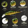 Lucky Craft Pointer 65 6.5 cm 5 g - Wobbler, Color: Aurora Gold Northern Perch view 3