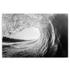 Feeby Frames Canvas Print, Sea Waves, Black and White, 40 x 50 cm view 2