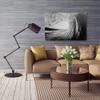 Feeby Frames Canvas Print, Sea Waves, Black and White, 40 x 50 cm view 3
