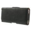 DFV mobile Premium Horizontal Synthetic Leather Belt Clip Case for Motorola Moto Z Force Droid (USA) - Black view 2