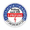 Fassbender-Druck Inspection Stickers – E-PRÜFUNG 40 mm, Self-Adhesive PVC, 500 Count view 1