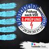Fassbender-Druck Inspection Stickers – E-PRÜFUNG 40 mm, Self-Adhesive PVC, 500 Count view 2