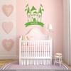 CLICKANDPRINT Castle Wall Decal, 30 x 27.1 cm, Lime Green view 2
