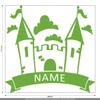 CLICKANDPRINT Castle Wall Decal, 30 x 27.1 cm, Lime Green view 3