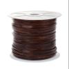 Flat Leather Strip, 5 mm x 1.5 mm, Antique Brown, 5 Meters view 1