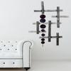KunstLoft Metal Wall Decor | 100% Handmade | 70 × 109 × 6 cm | Metal Wall Art "Striving for Happiness" | Abstract Sculpture | Black and Silver | Metal Wall Sculpture | Metal Wall Decor for Living Room view 2