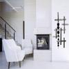 KunstLoft Metal Wall Decor | 100% Handmade | 70 × 109 × 6 cm | Metal Wall Art "Striving for Happiness" | Abstract Sculpture | Black and Silver | Metal Wall Sculpture | Metal Wall Decor for Living Room view 4