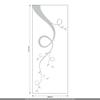 CLICKANDPRINT Tree Vine Wall Decal, 70 x 27.6 cm, Light Gray view 3