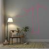 CLICKANDPRINT Swing on Branch Wall Decal, 60 x 55.9 cm, Pink view 2