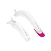 Kellys KLS Foggy Plastic Mudguards, White/Gray view 1