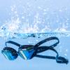 ARENA Unisex Python Mirror Training & Racing Swim Goggles, Silver-Black (55), One Size view 4
