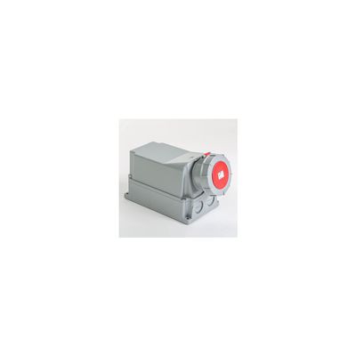 PC ELECTRIC 03877 Low-Voltage Wall Base, 6 o'clock, IP67, 125 A, 3P+T, 380/415 V