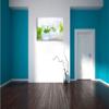 Pixxprint Mojito Glasses with Mint, Colored-Pencil Effect, 80 x 60 cm Stretched Canvas Wall Art, Not a Poster view 4