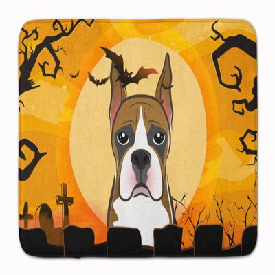 Caroline's Treasures BB1781RUG Halloween Boxer Bath Mat, 48.3 x 68.6 cm, Multicolor