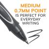 BIC Gel-ocity Quick Dry Retractable Fashion Gel Pen, Medium Point (0.7 mm), Assorted Colors, 4-Count view 2