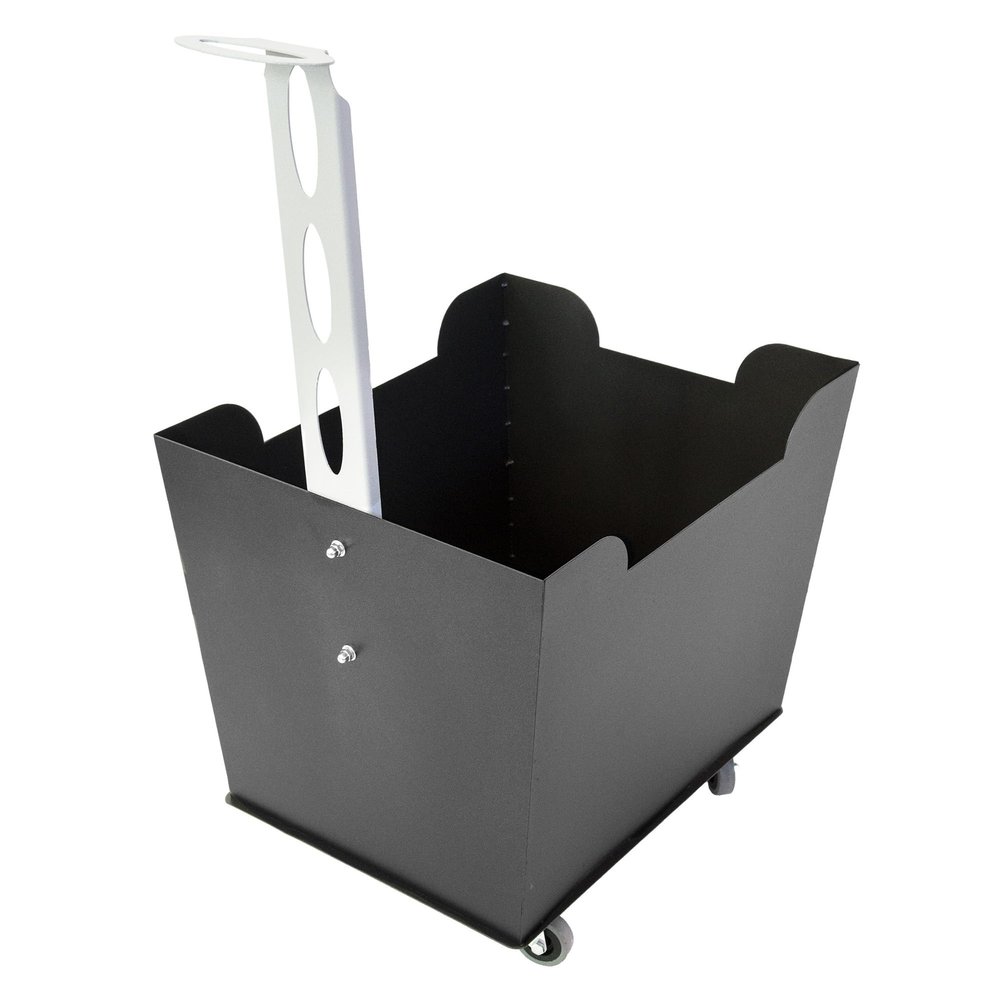 CRUCCOLINI Iron Firewood Trolley with Wheels, 200 kg Capacity