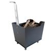 CRUCCOLINI Iron Firewood Trolley with Wheels, 200 kg Capacity view 4