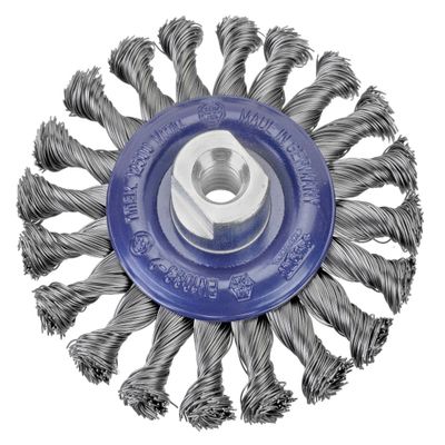 OSBORN 1402631131 Braided Wire Brush, 125 x 0.35, Steel