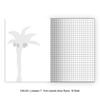Kartenkaufrausch 16 Summer Palms DIN A5 School Notebooks, Math Notebooks with Little Birds, 7 mm Grid view 2