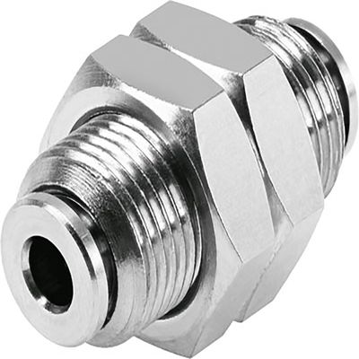 NPQH-H-Q6-E-P10 578300 Bulkhead Fitting, Standard, Installation Position: Any