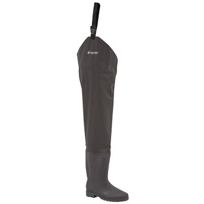 frogg toggs Men's Rana II PVC Bootfoot Hip Wader, Felt, Size 11