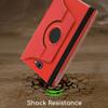 ebestStar Rotating PU Leather Case for Samsung Galaxy Tab A 10.1 T580/T585, Red, with Tempered Glass view 3