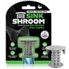 SinkShroom Revolutionary Sink Drain Protector and Hair Catcher - Gray view 1