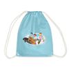 Spreadshirt Bibi & Tina Horse Ride with Friends Drawstring Bag view 1