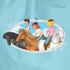 Spreadshirt Bibi & Tina Horse Ride with Friends Drawstring Bag view 2