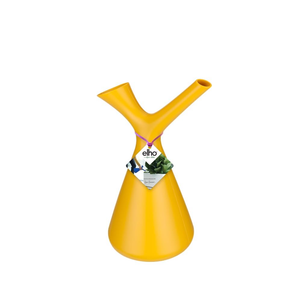 Elho Plunge 20 Watering Can, Indoor, 15.0 × H 29.5 cm, Ochre