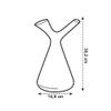 Elho Plunge 20 Watering Can, Indoor, 15.0 × H 29.5 cm, Ochre view 4