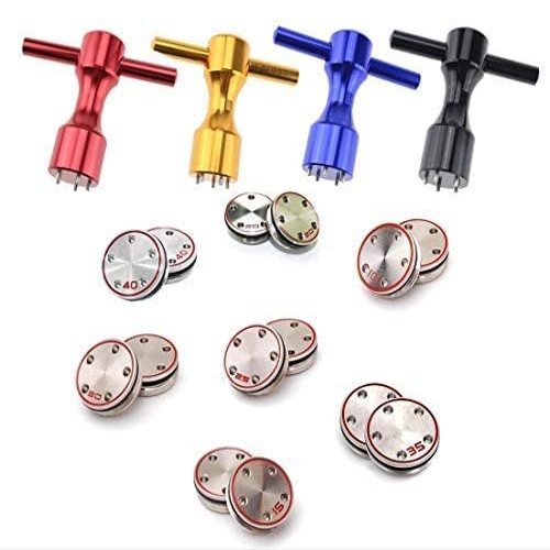 Histar Head Weights for Titleist Scotty Cameron Golf Putter, 2 pcs, with Wrench, Medium, Red