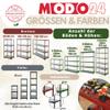 MODO24 Tytan Reinforced Plastic Shelving Unit, 180 x 70 x 46 cm, 5 Shelves, 160 kg view 2